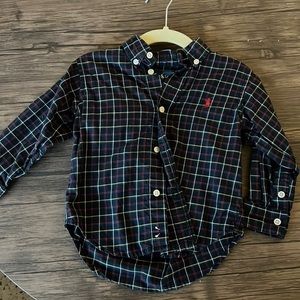 Baby boy polo button up